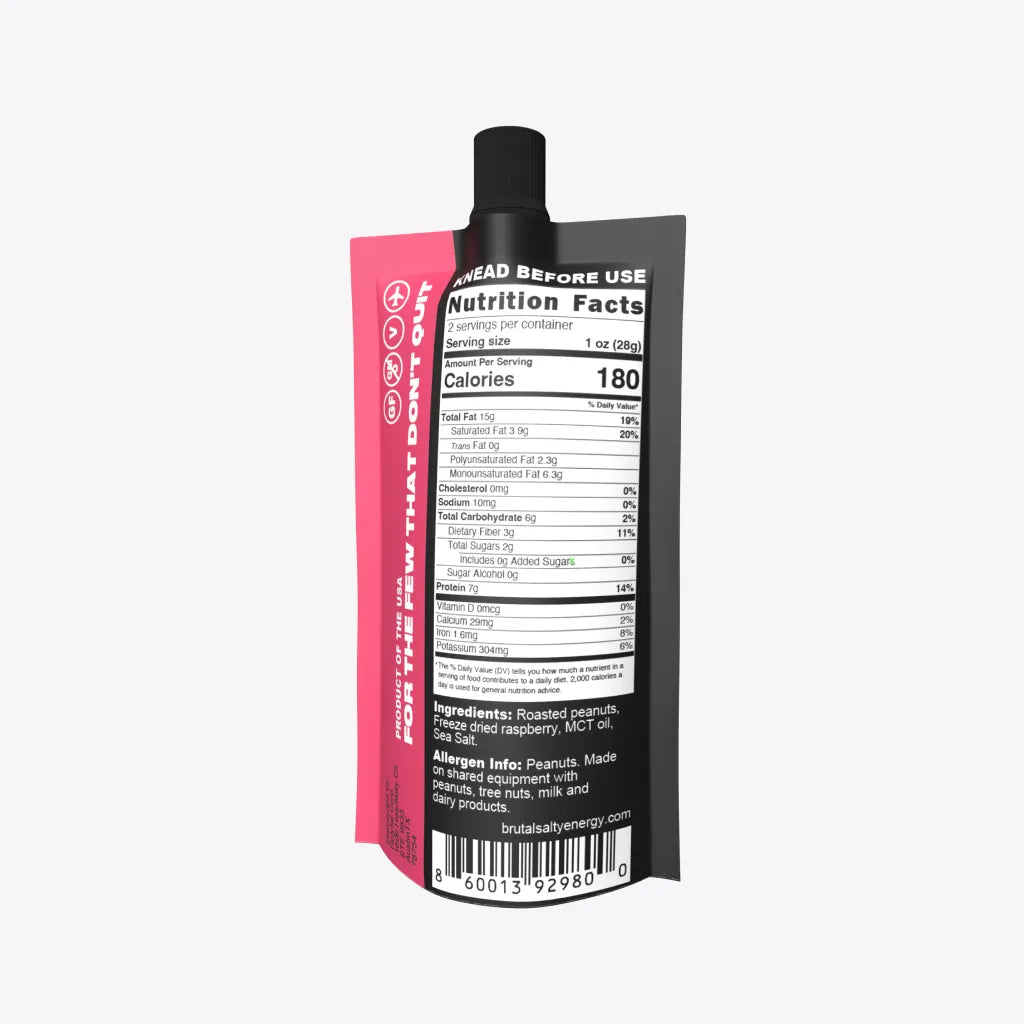 Tangy endurance fuel 2oz back