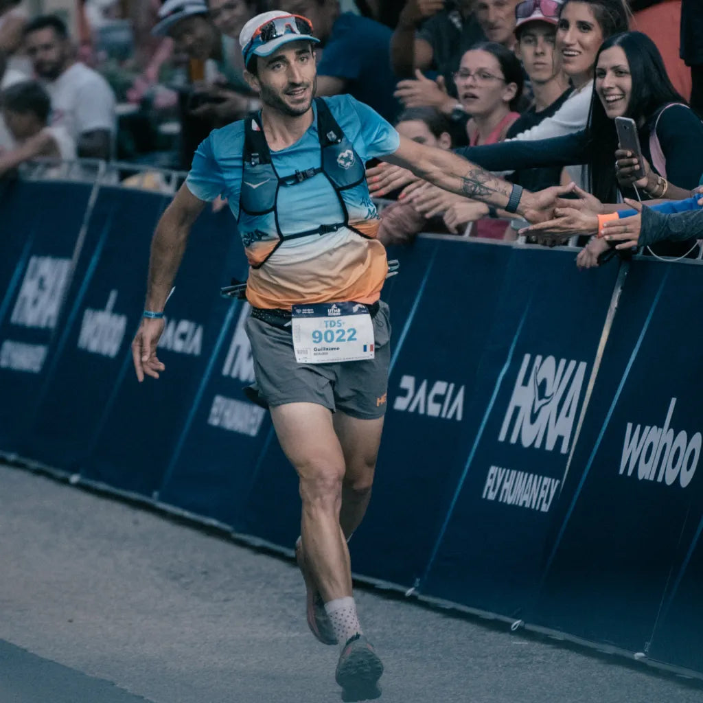 Keto Runner finishing UTMB Chamonix